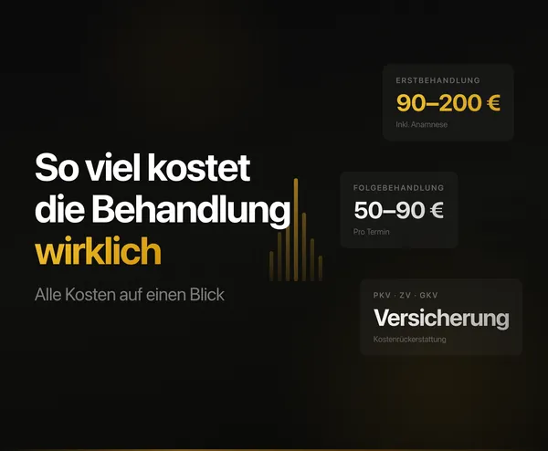 Chiropraktik Kosten in Deutschland – Überblick über Preise, Krankenkasse und Zusatzversicherung