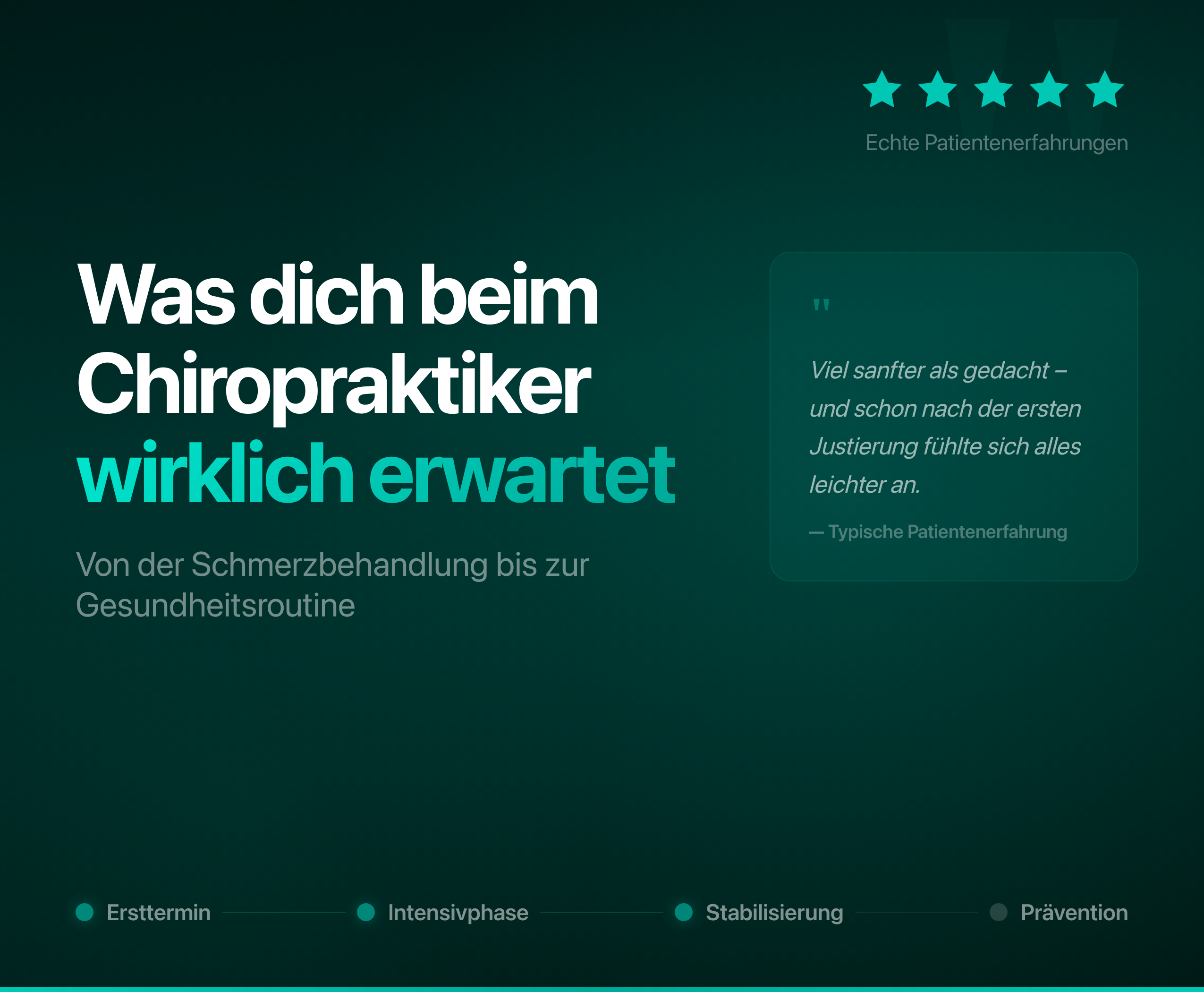 Chiropraktik Erfahrungen – Was Patienten bei der chiropraktischen Behandlung erwartet