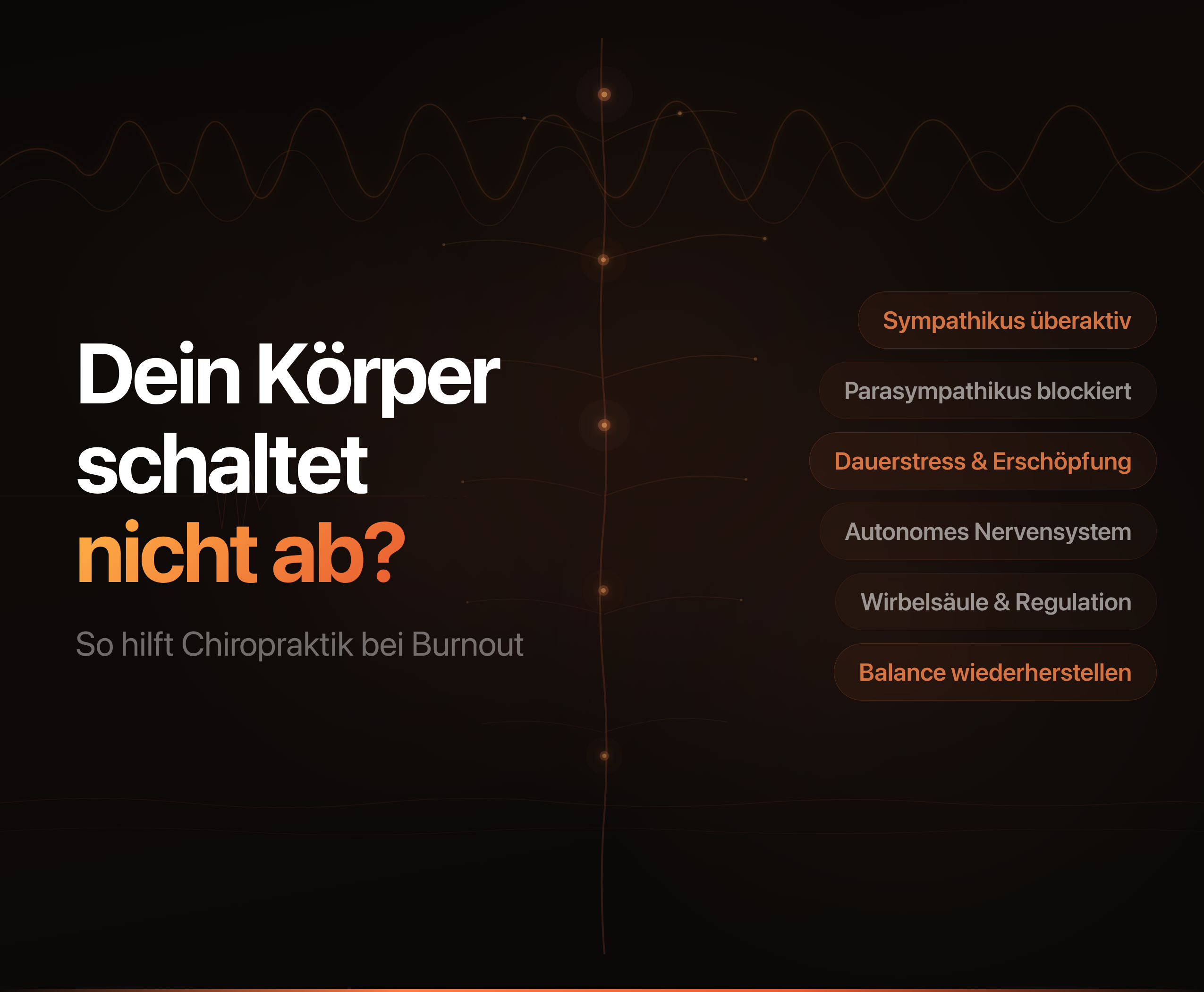 Erschöpfte Person am Schreibtisch – chronischer Stress und die Rolle des autonomen Nervensystems