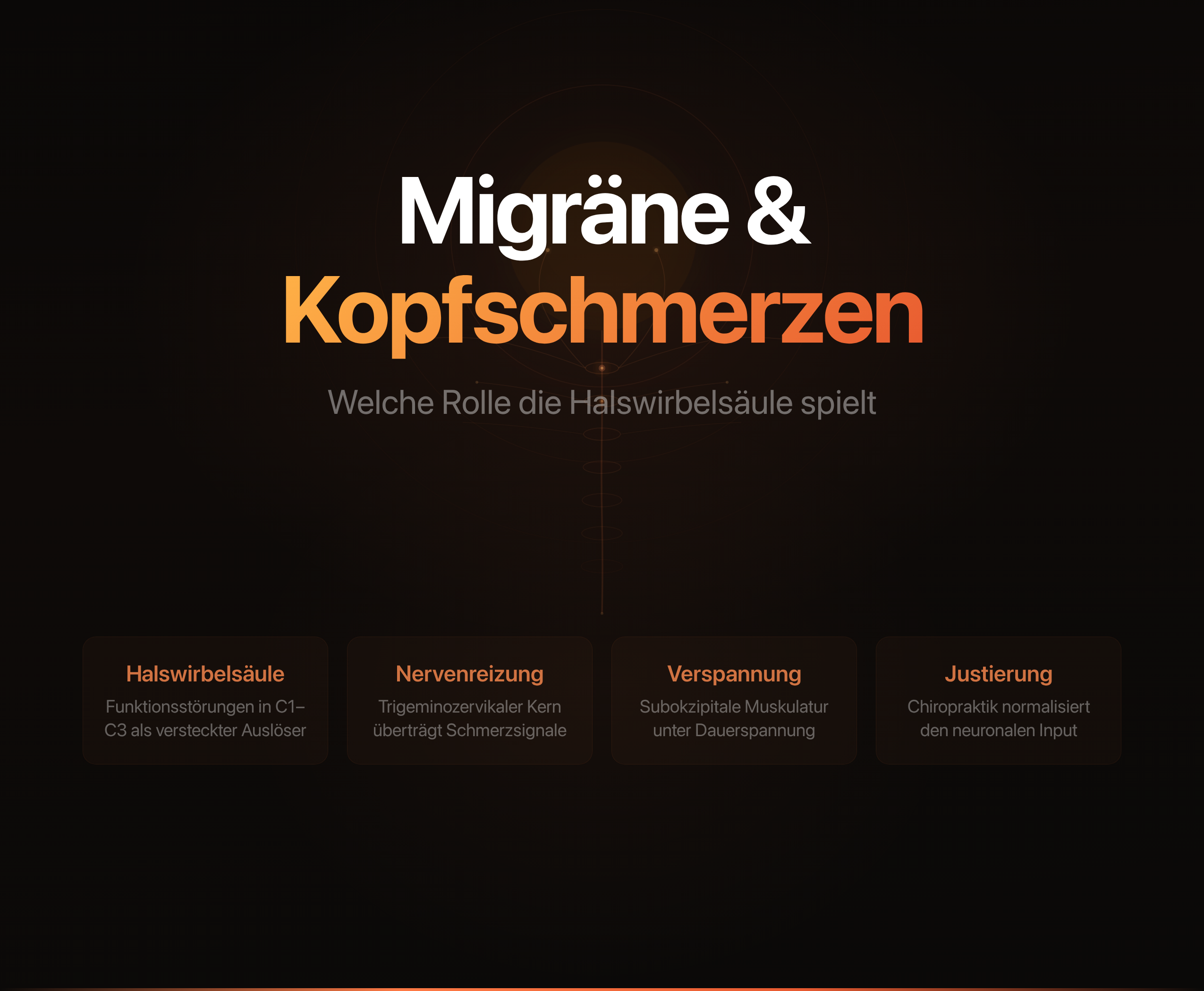 Kopfschmerzen und Migräne – Welche Rolle die Halswirbelsäule spielt