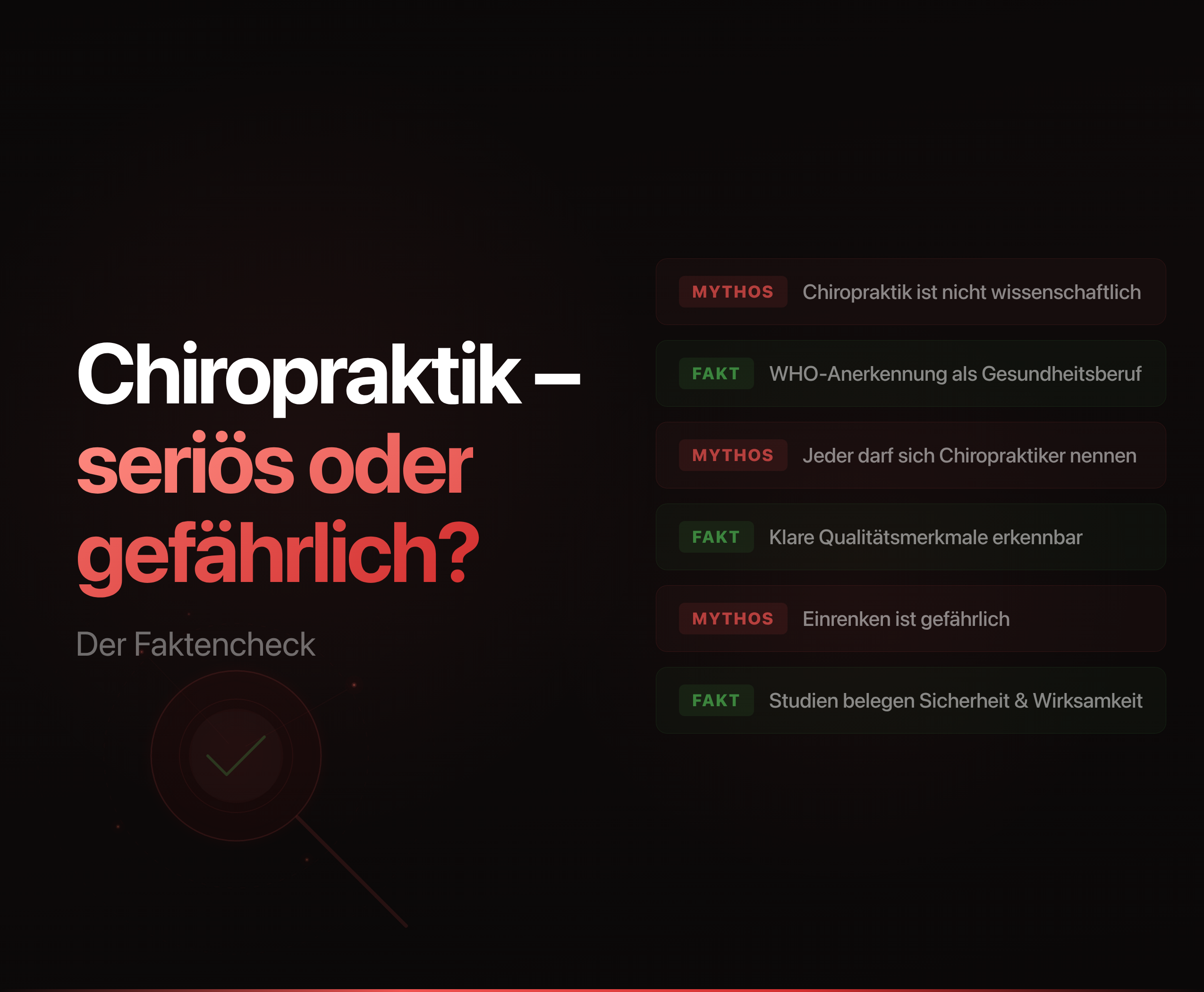 Chiropraktiker untersucht die Wirbelsäule eines Patienten in einer professionellen Praxis