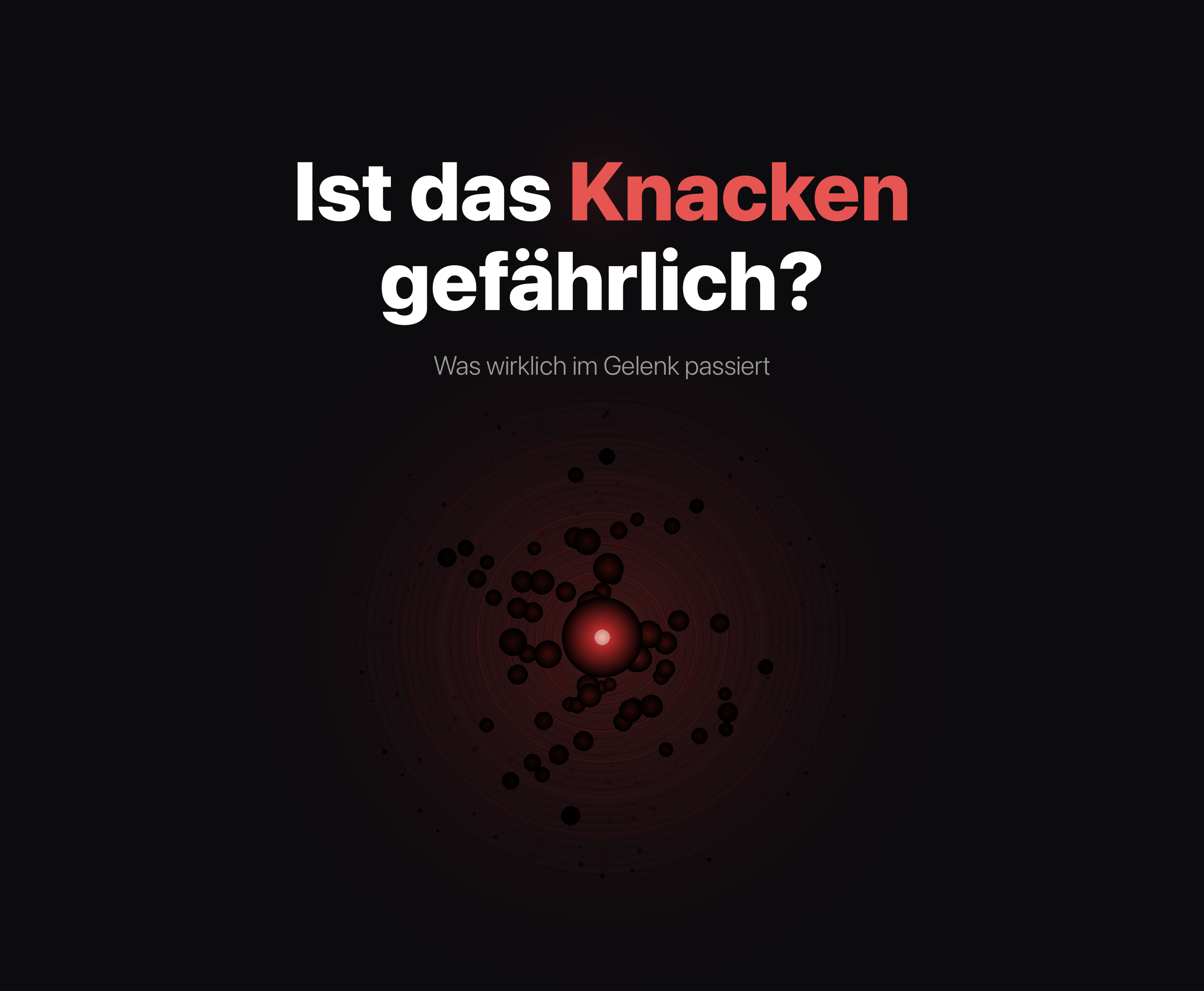 Das Knacken beim Chiropraktiker – Was passiert da wirklich?